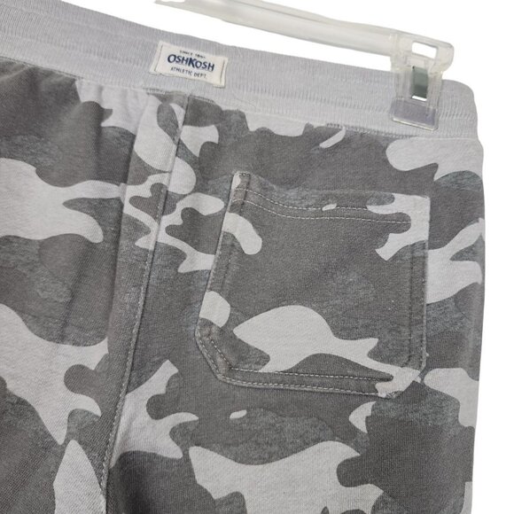 OshKosh B'gosh Relaxed Fit Pull-On Joggers Gray Camo Print Big Boys Size 12 - Picture 5 of 8